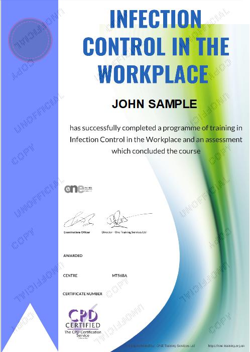 infection control certificate
